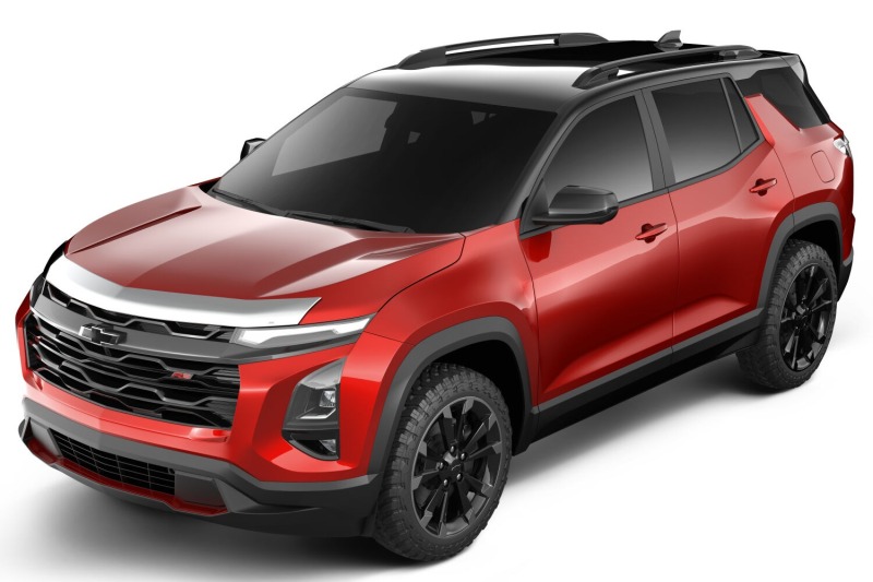 Chevrolet Equinox Hood Deflector - Husky Liners - Aeroskin - Chrome - `25-`27